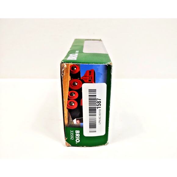 Brio World 33592 Battery Operated Wooden Mighty Red Action Locomotive for Train - Picture 7 of 7